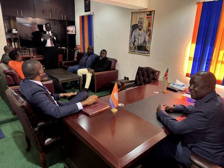 Oburu Visits ODM HQ as Acting Party Leader Oburu Visits ODM HQ as Acting Party Leader