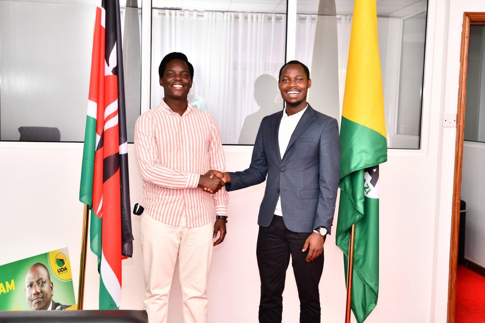 Kasmuel Meets UDA Counterpart on Youth Agenda Kasmuel Meets UDA Counterpart on Youth Agenda