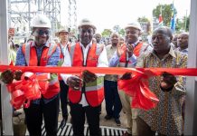 Ruto Commissions Sh1.5 Billion Lessos-Kabarnet Line Ruto Commissions Sh1.5 Billion Lessos-Kabarnet Line