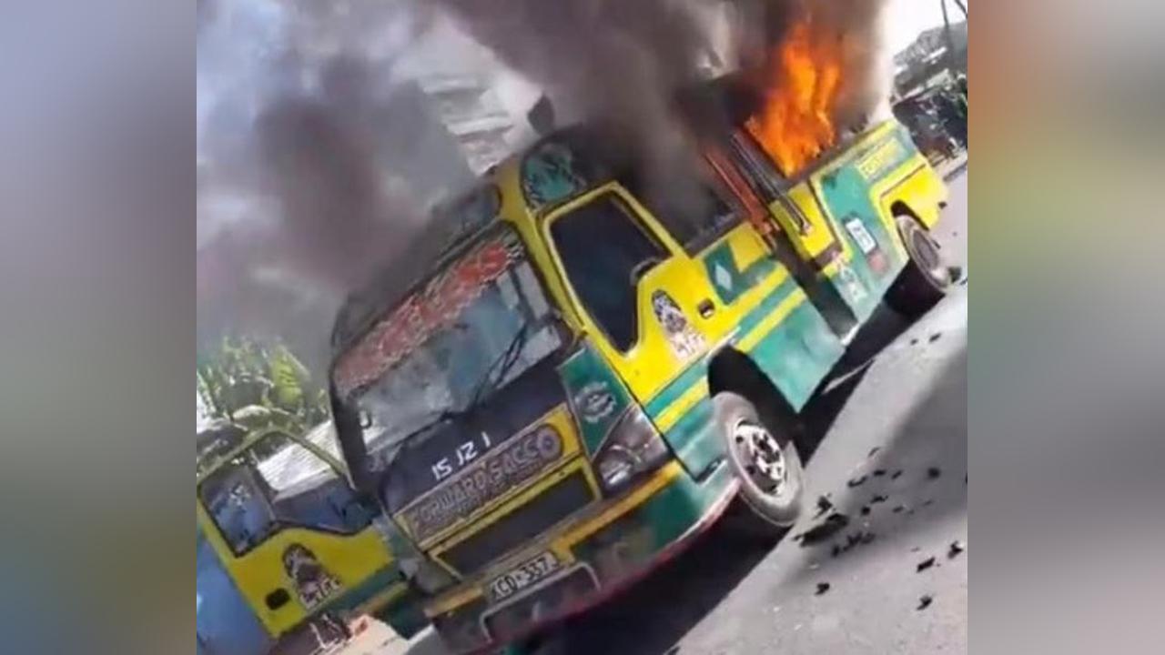 Matatu owners clash with boda boda over impending strike Matatu owners clash with boda boda over impending strike
