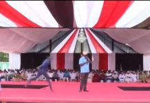 Security breach as man runs to President Ruto at Nyota event Security breach as man runs to President Ruto at Nyota event