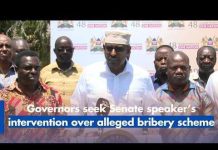 Governors Seek Senate Speaker’s Help on Bribery Scheme Governors Seek Senate Speaker's Help on Bribery Scheme
