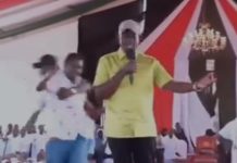 Security scare as man runs towards Ruto mid-speech Security scare as man runs towards Ruto mid-speech
