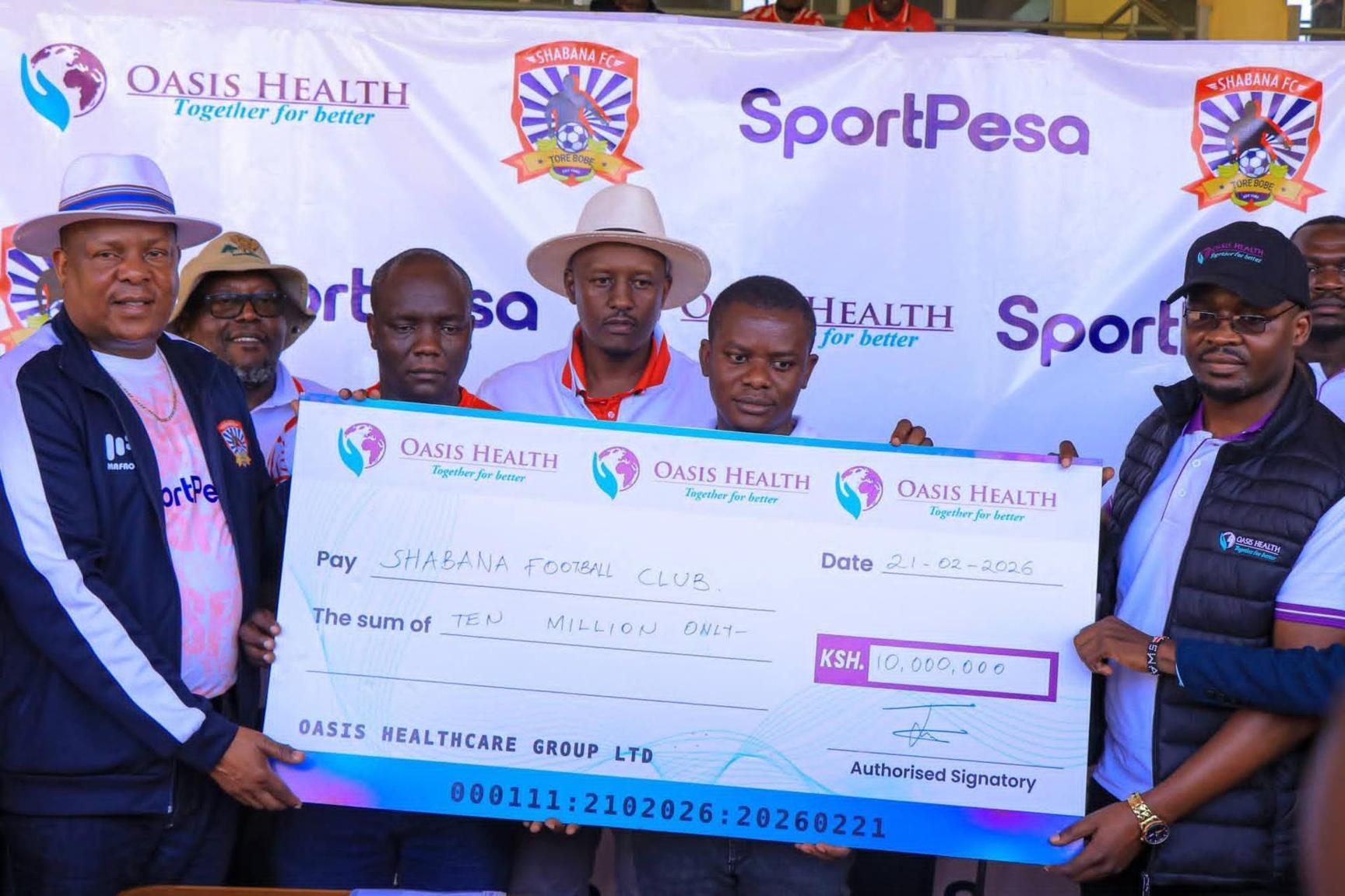 Shabana FC Secures Sh10 Million Sponsorship Deal Shabana FC Secures Sh10 Million Sponsorship Deal