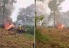 Helicopter Crashes and Bursts Into Flames in Nandi County Helicopter Crashes and Bursts Into Flames in Nandi County