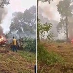 Helicopter Crashes and Bursts Into Flames in Nandi County Helicopter Crashes and Bursts Into Flames in Nandi County