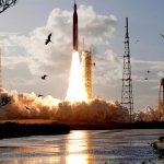 Astronauts Launch NASA Lunar Mission After Blast-Off Astronauts Launch NASA Lunar Mission After Blast-Off