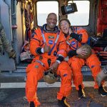 Artemis II space mission crew safely returns to Earth Artemis II space mission crew safely returns to Earth