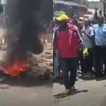 Residents Protest on Mwea-Embu Highway After Fatal Accident Residents Protest on Mwea-Embu Highway After Fatal Accident