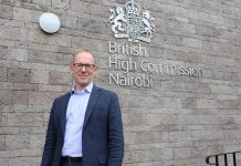 New UK Envoy to Kenya Matt Baugh Arrives in Nairobi New UK Envoy to Kenya Matt Baugh Arrives in Nairobi