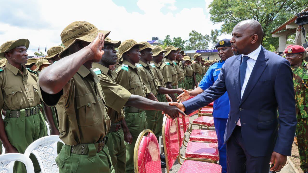 Murkomen Urges Police Recruits to Combat Rising Gang Threats Murkomen Urges Police Recruits to Combat Rising Gang Threats