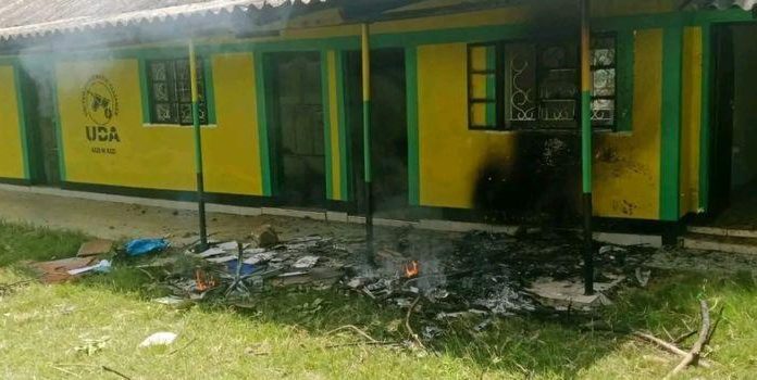 UDA Offices in Wote Torched Amid Fuel Price Protests UDA Offices in Wote Torched Amid Fuel Price Protests