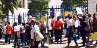Protesters Storm Mombasa Governor’s Office, Demand End to Femicides Protesters Storm Mombasa Governor’s Office, Demand End to Femicides
