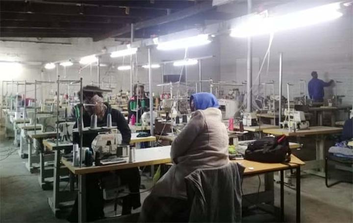 Menial textile factory jobs elude the unskilled
