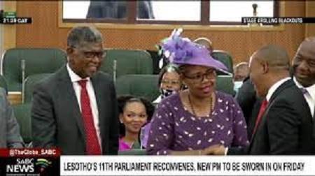Lesotho's 11th parliament reconvenes, new PM to be sworn in on Friday