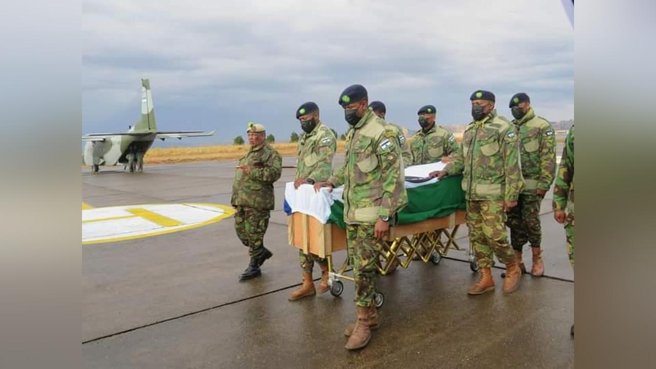 LDF receives fallen soldier’s remains LDF receives fallen soldier’s remains