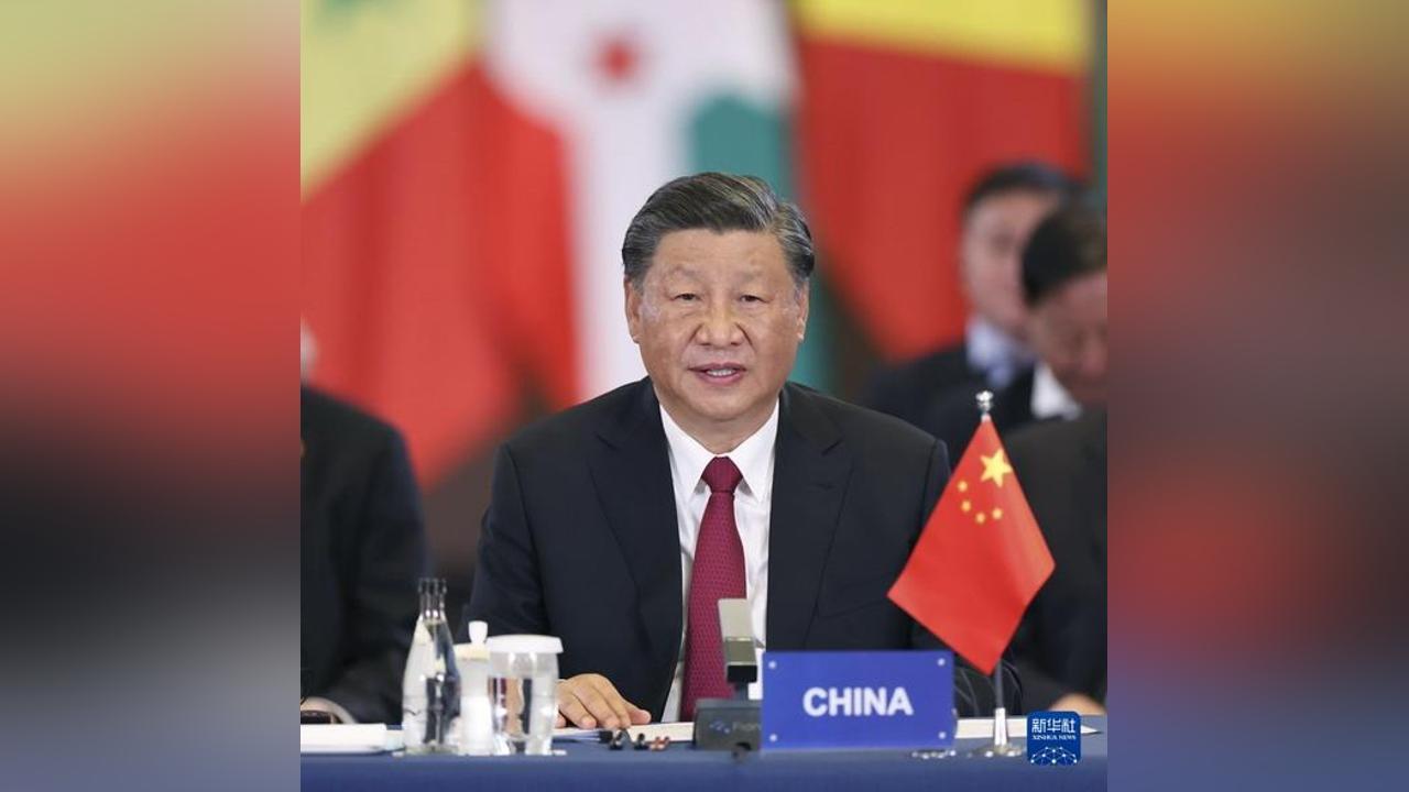 President Xi Jinping and South African President Matamela Cyril Ramaphosa Co-chair China-Africa Leaders’ Dialogue President Xi Jinping and South African President Matamela Cyril Ramaphosa Co-chair China-Africa Leaders’ Dialogue