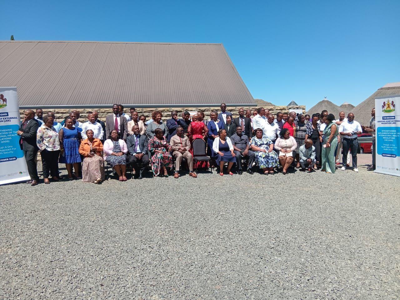 Lesotho Strengthens Health Security With Evaluation Lesotho Strengthens Health Security With Evaluation
