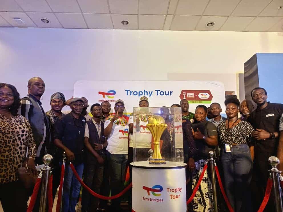 TotalEnergies Unveils AFCON 2025 Trophy in Lagos TotalEnergies Unveils AFCON 2025 Trophy in Lagos
