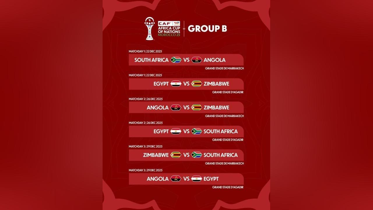 Morocco: schedule of matches for the Egyptian team Morocco: schedule of matches for the Egyptian team