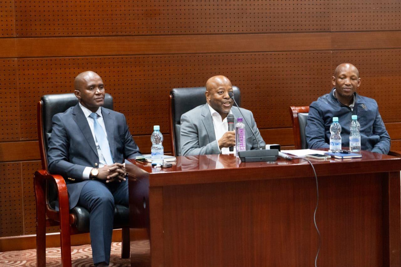 Minister Of Natural Resources Meets Water Sanitation Contractors Minister Of Natural Resources Meets Water Sanitation Contractors