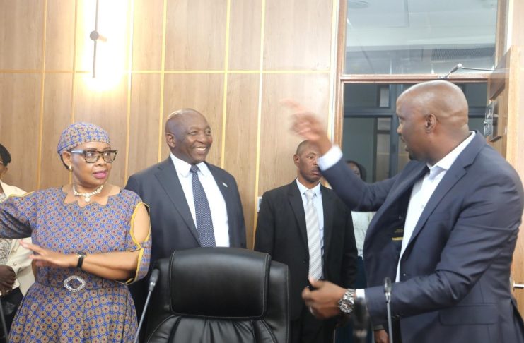 Prime Minister and Deputy Tour New Senate House Prime Minister and Deputy Tour New Senate House