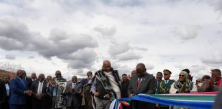 King Letsie III Celebrates Senqu Bridge Opening in Mokhotong King Letsie III Celebrates Senqu Bridge Opening in Mokhotong