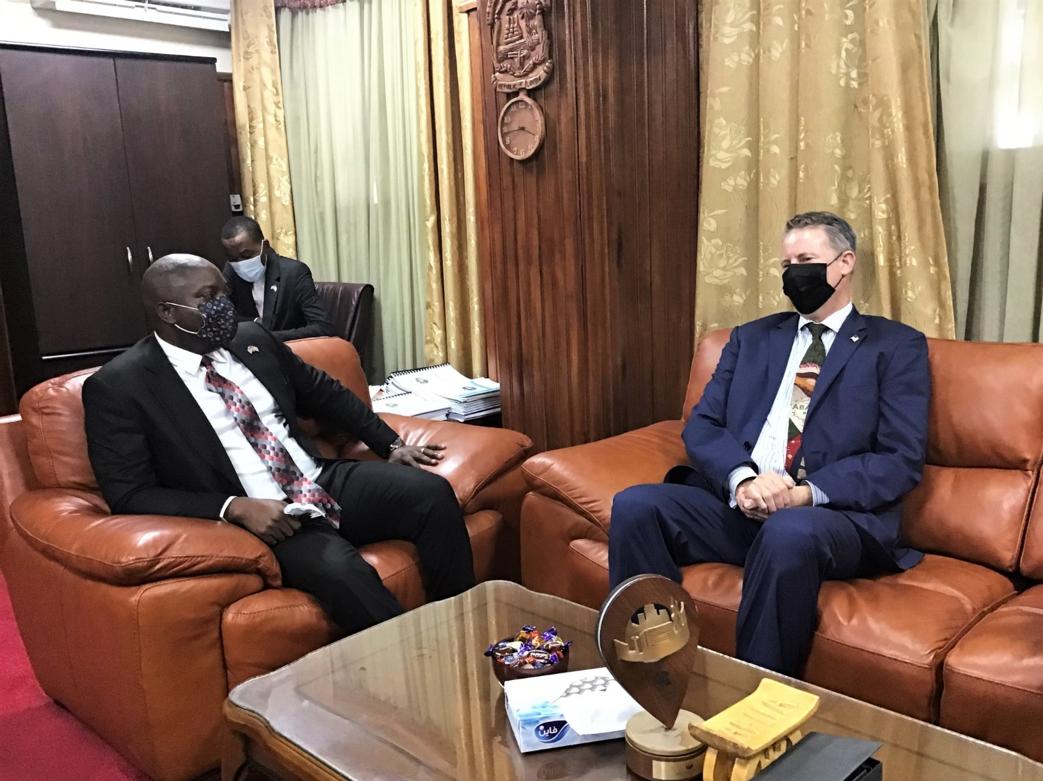Liberia: U.S. Ambassador Holds Acquaintance Meeting with Auditor General