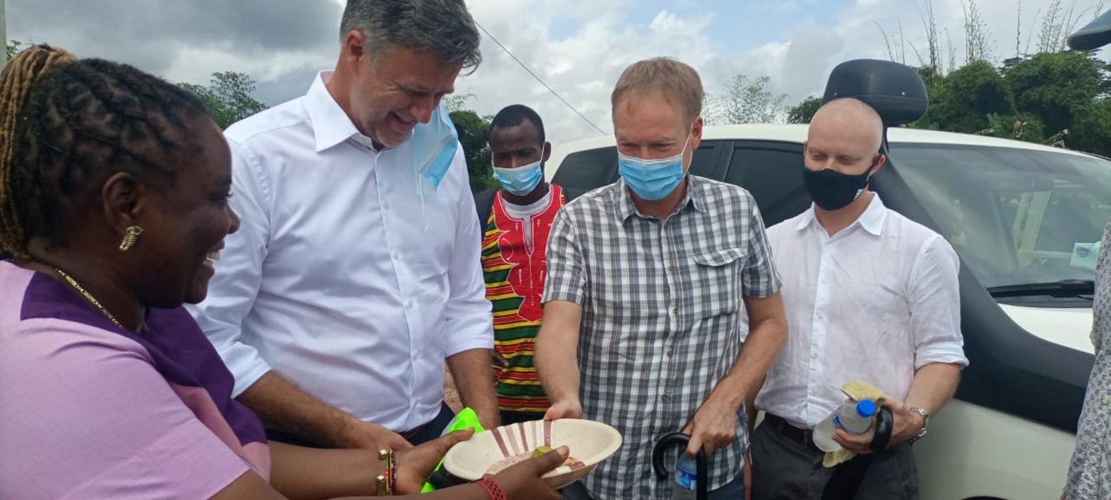 Swedish Ambassador Reaffirms Commitment to Construct More Feeder Roads in Liberia, Visits Motor Cycle Track Project in Bong County Swedish Ambassador Reaffirms Commitment to Construct More Feeder Roads in Liberia, Visits Motor Cycle Track Project in Bong County