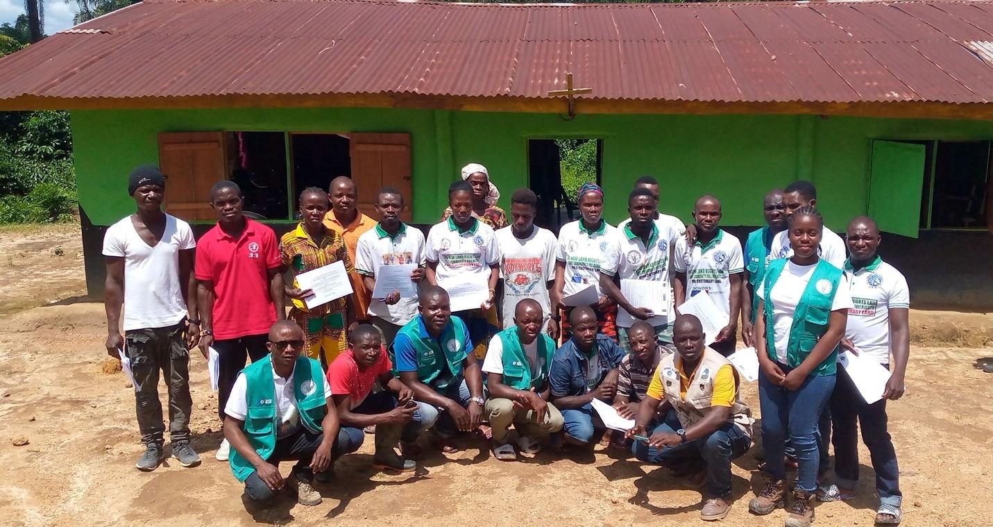 Society for the Conservation of Nature of Liberia, Liberia Land Authority conduct land ownership training for two clans in Gbarpolu