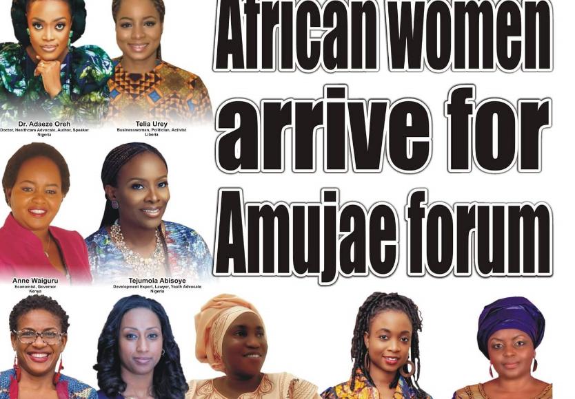 African women leaders in Monrovia for Amujae forum