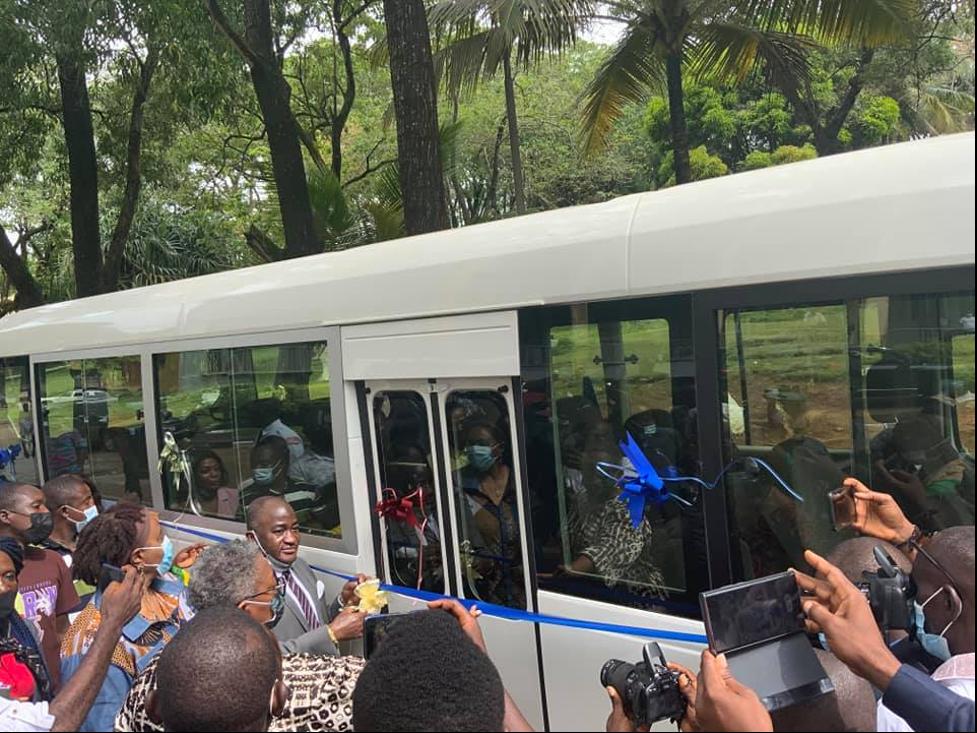 Foreign Minister Kemayah Presents Two 30-Seated Busses to Mitigate Transportation Challenges, Enhance Work Foreign Minister Kemayah Presents Two 30-Seated Busses to Mitigate Transportation Challenges, Enhance Work