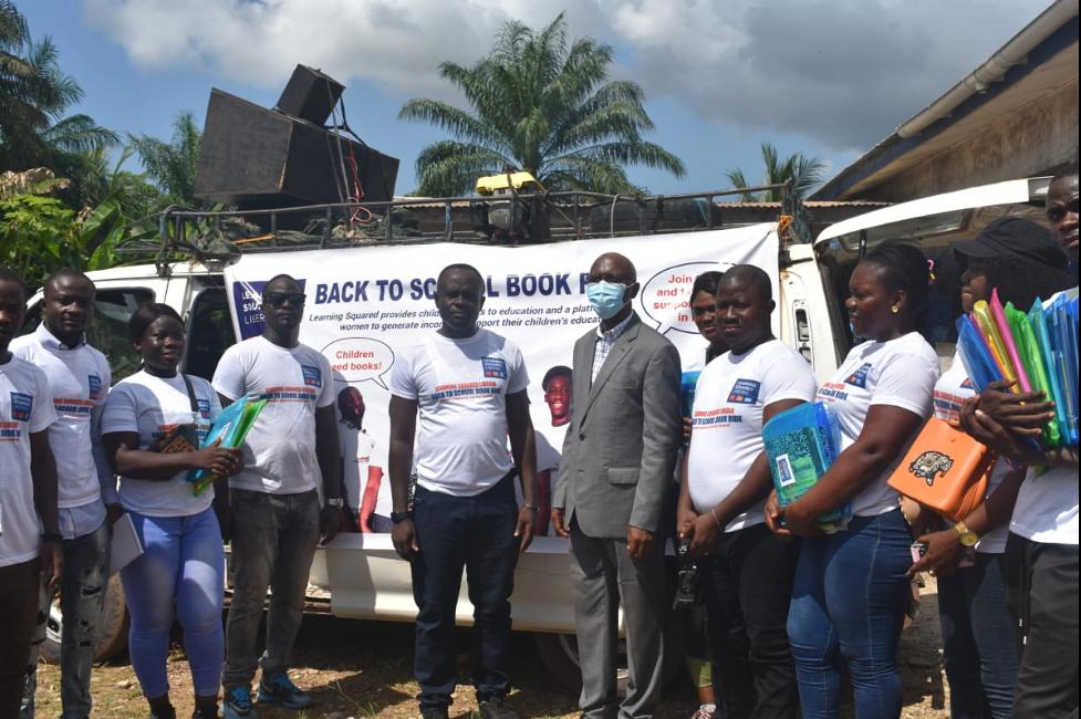 US-Liberia-based LEARNING SQUARED Charity NGO Launches Back-To-School Book Ride In Grand Bassa County