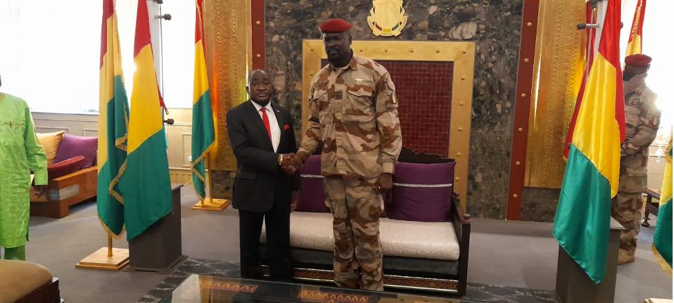 Liberia’s Foreign Minister Leads Mano River Union Team to Negotiate Peaceful Transition of Power with Guinea Military Leader Col. Mamadi Doumbouya Liberia’s Foreign Minister Leads Mano River Union Team to Negotiate Peaceful Transition of Power with Guinea Military Leader Col. Mamadi Doumbouya