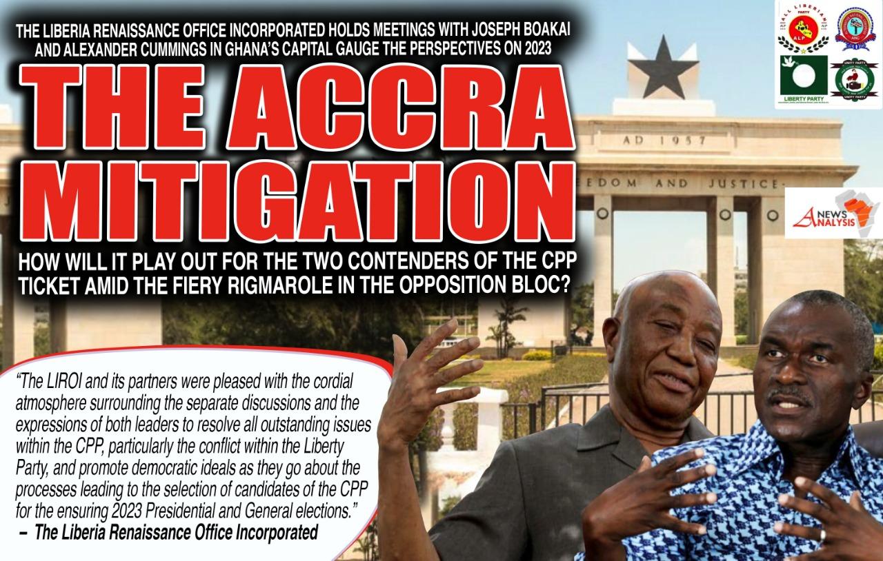 LIROI Meets Cummings, Boakai in Accra over CPP Differences LIROI Meets Cummings, Boakai in Accra over CPP Differences