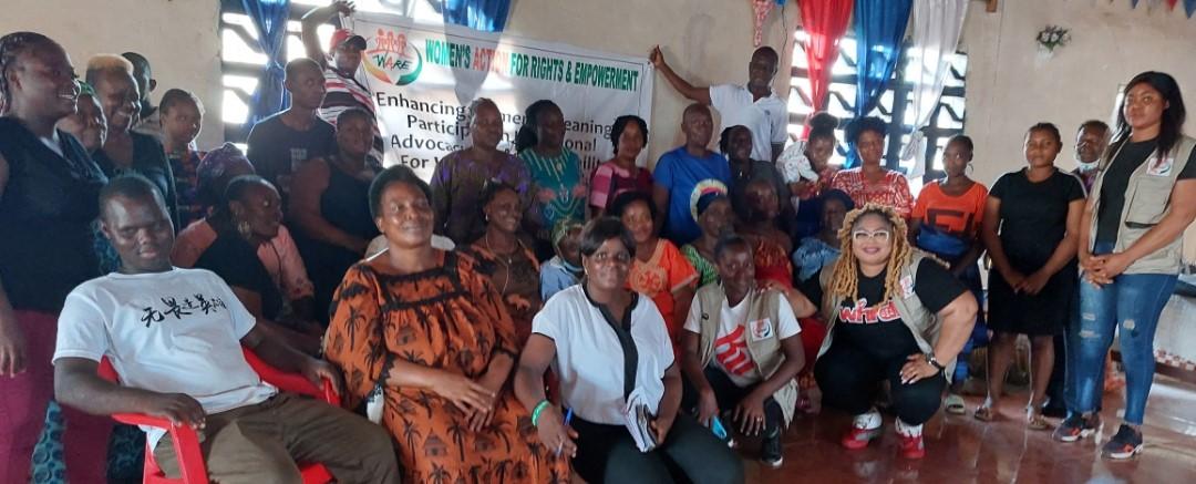 Women’s Action for Rights & Empowerment Solicits Women Support in Its Quest for Establishment of War Crimes Court in Liberia Women’s Action for Rights & Empowerment Solicits Women Support in Its Quest for Establishment of War Crimes Court in Liberia