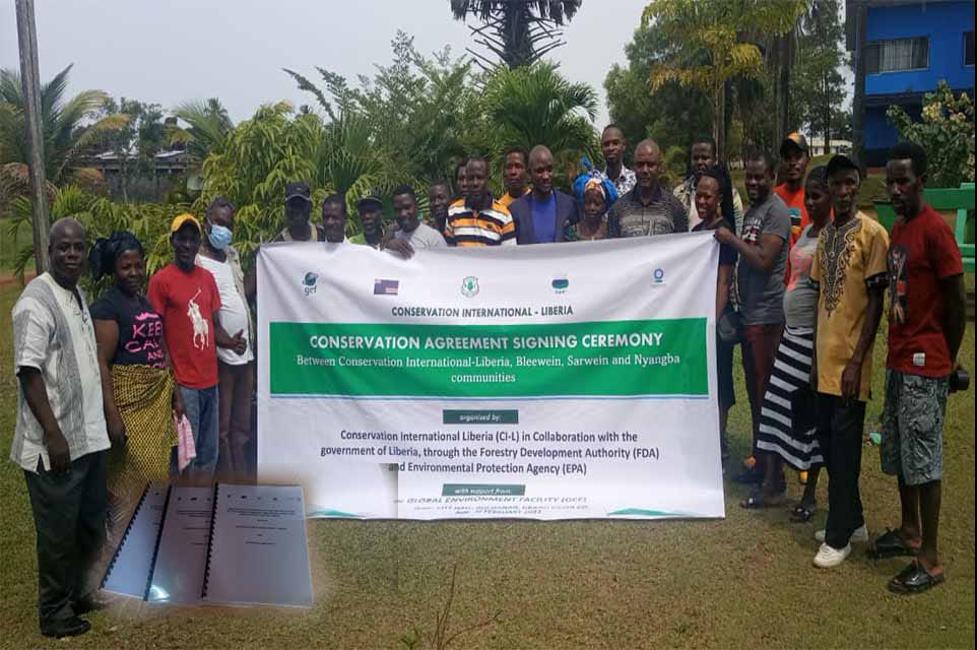 Conservation Int’l Liberia, Communities Sign Deals to Protect Coastal Ecosystem In Grand Bassa County  Conservation Int’l Liberia, Communities Sign Deals to Protect Coastal Ecosystem In Grand Bassa County 