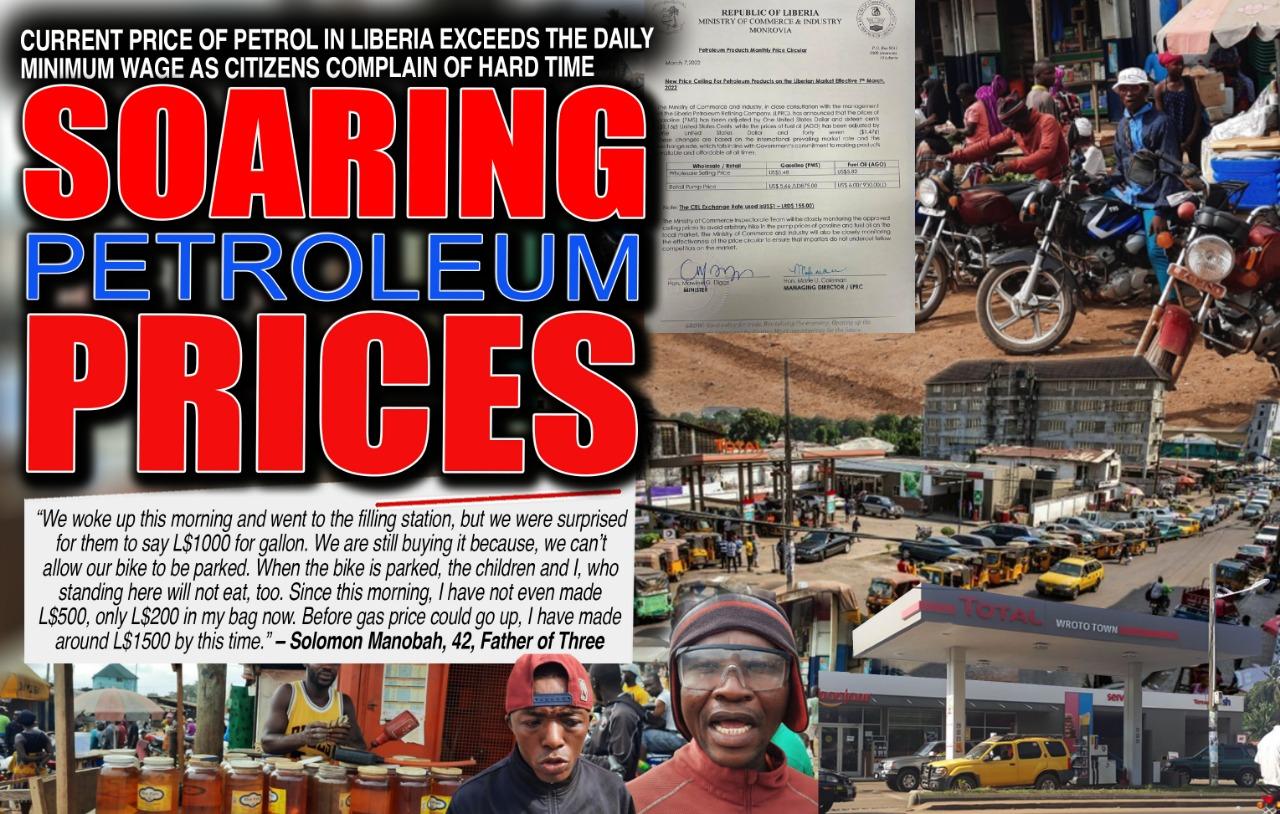 Liberia’s Increased Petroleum Prices one of the Highest in the Region; Commercial Motorists Express Concern Liberia’s Increased Petroleum Prices one of the Highest in the Region; Commercial Motorists Express Concern