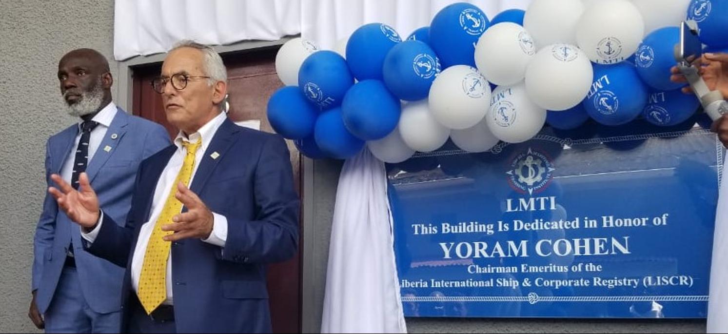 Liberia Maritime Training Institute Dedicates New Dormitory in Honor of LISCR Chairman Emeritus Yoram Cohen Liberia Maritime Training Institute Dedicates New Dormitory in Honor of LISCR Chairman Emeritus Yoram Cohen