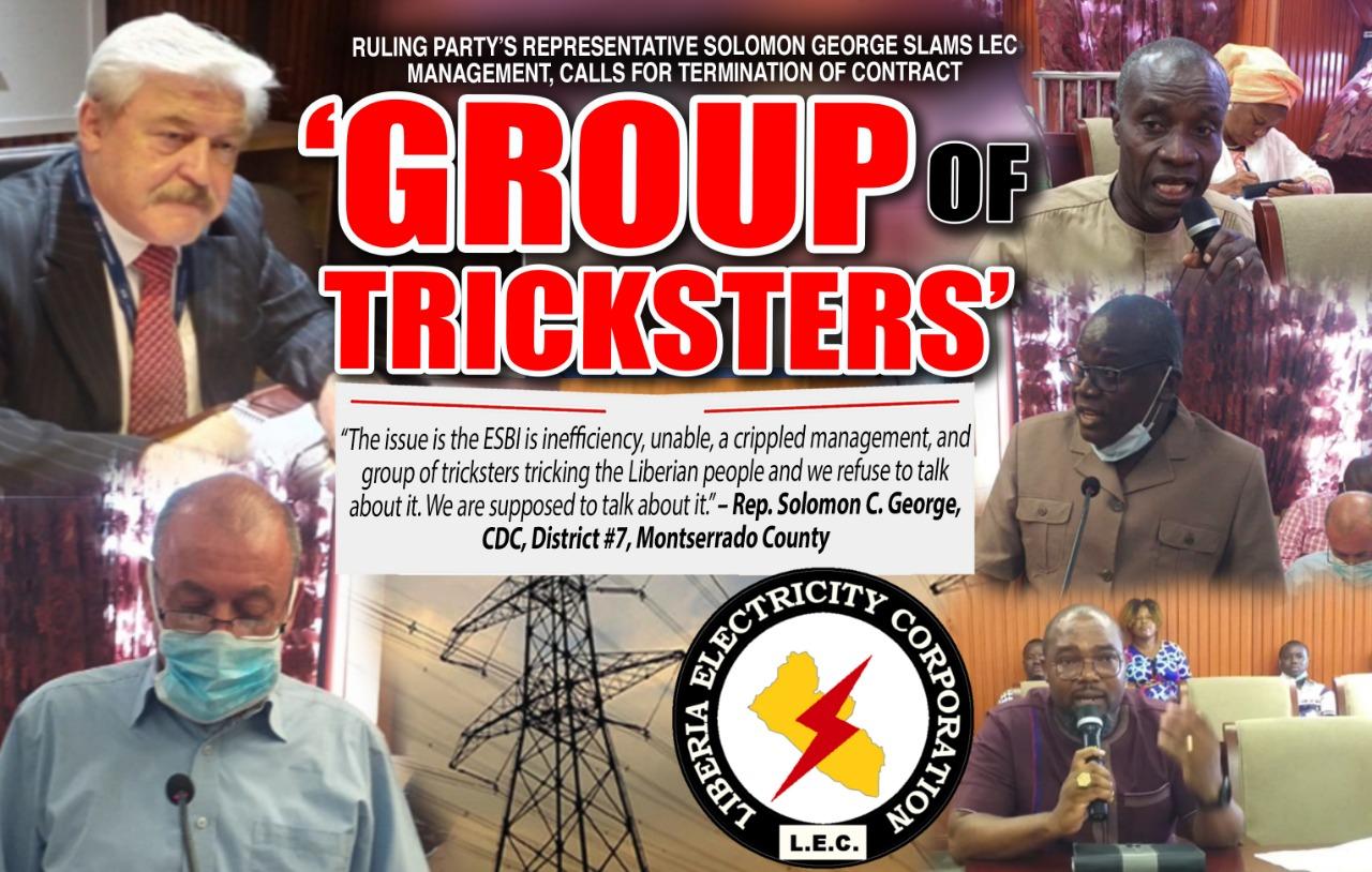 Ruling Party’s Representative Solomon George Slams LEC Management, Calls for Termination of Contract Ruling Party’s Representative Solomon George Slams LEC Management, Calls for Termination of Contract