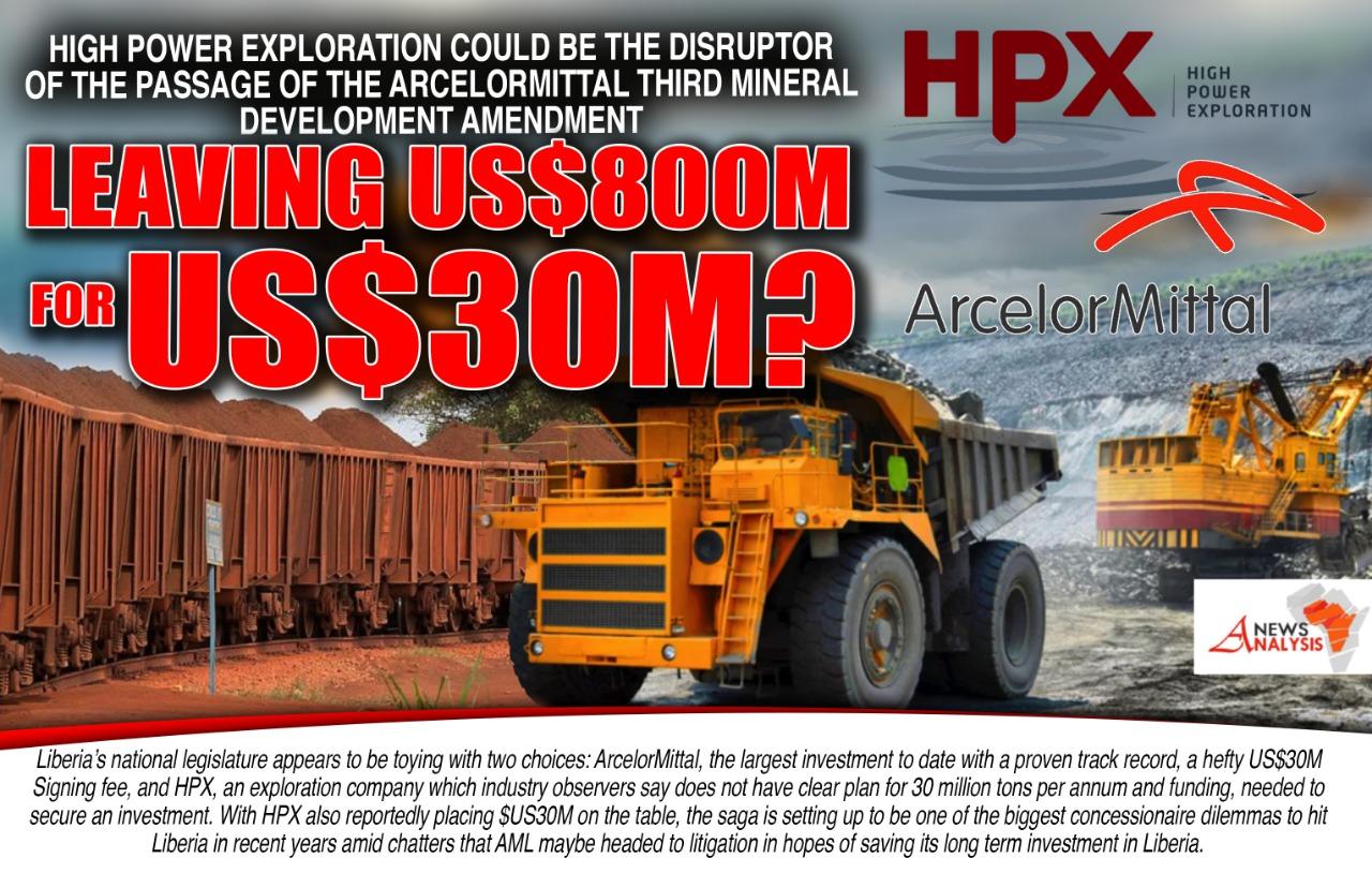 Liberia: HPX Use of Railway to Export Iron Ore from Guinea Possibly the Reason Behind Rejection of ArcelorMittal Third MDA Agreement Liberia: HPX Use of Railway to Export Iron Ore from Guinea Possibly the Reason Behind Rejection of ArcelorMittal Third MDA Agreement