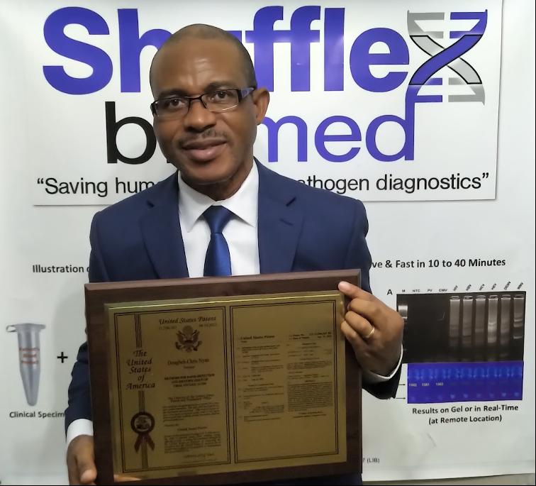 Liberia: Shufflex Biomed, Dr. Dougbeh Chris Nyan Granted 2nd U.S. Patent for Invention of Rapid Pathogen Diagnostic Test Liberia: Shufflex Biomed, Dr. Dougbeh Chris Nyan Granted 2nd U.S. Patent for Invention of Rapid Pathogen Diagnostic Test