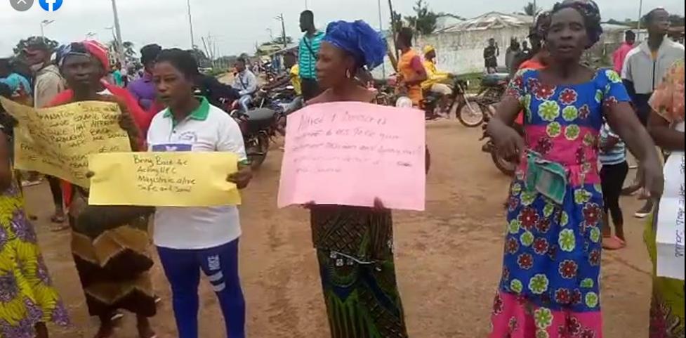 Women Stage Protest In Grand Gedeh County over Missing Elections Commission Magistrate; Threatens to Intensify Action  Women Stage Protest In Grand Gedeh County over Missing Elections Commission Magistrate; Threatens to Intensify Action 