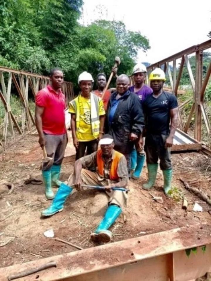 Engineers ready for Gbeapo Joequiken Bridge in River Gee Engineers ready for Gbeapo Joequiken Bridge in River Gee