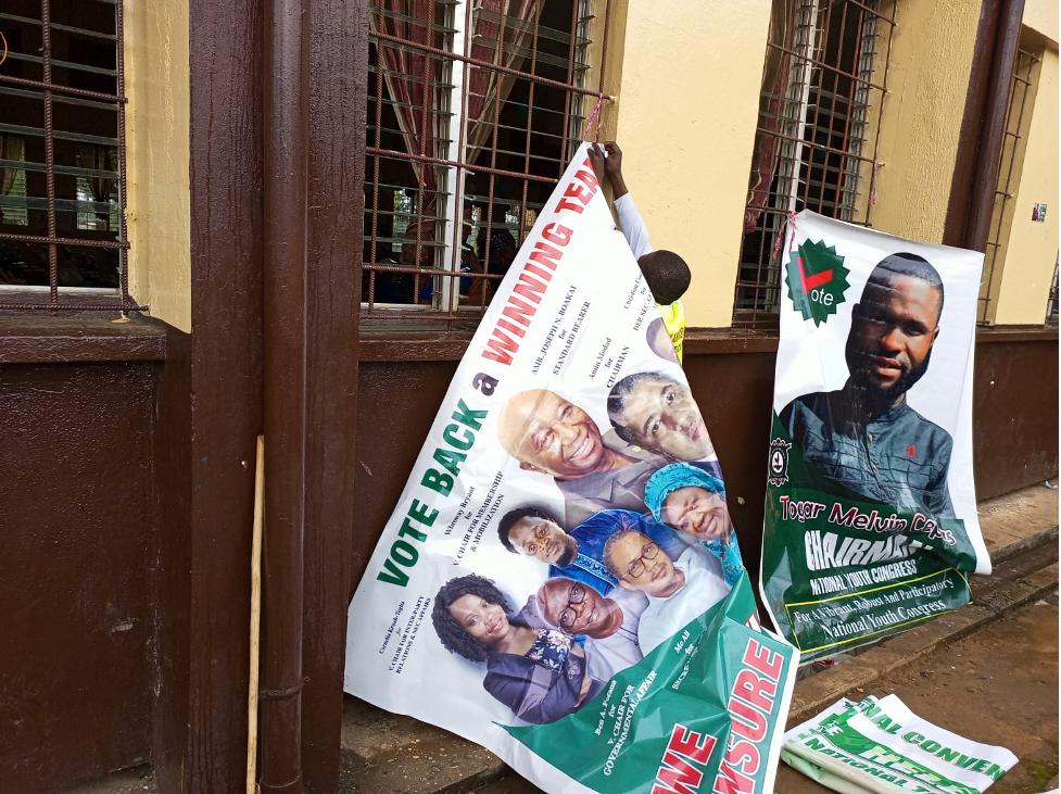Partisans Of Former Ruling Party Stage Protest Over Reported Disqualification Of Aspirant Lassana Fofana Partisans Of Former Ruling Party Stage Protest Over Reported Disqualification Of Aspirant Lassana Fofana