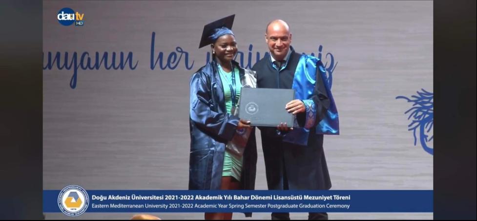 Journalist Gloria Tamba Bags Master’s Degree in Digital Media and Film Journalist Gloria Tamba Bags Master’s Degree in Digital Media and Film