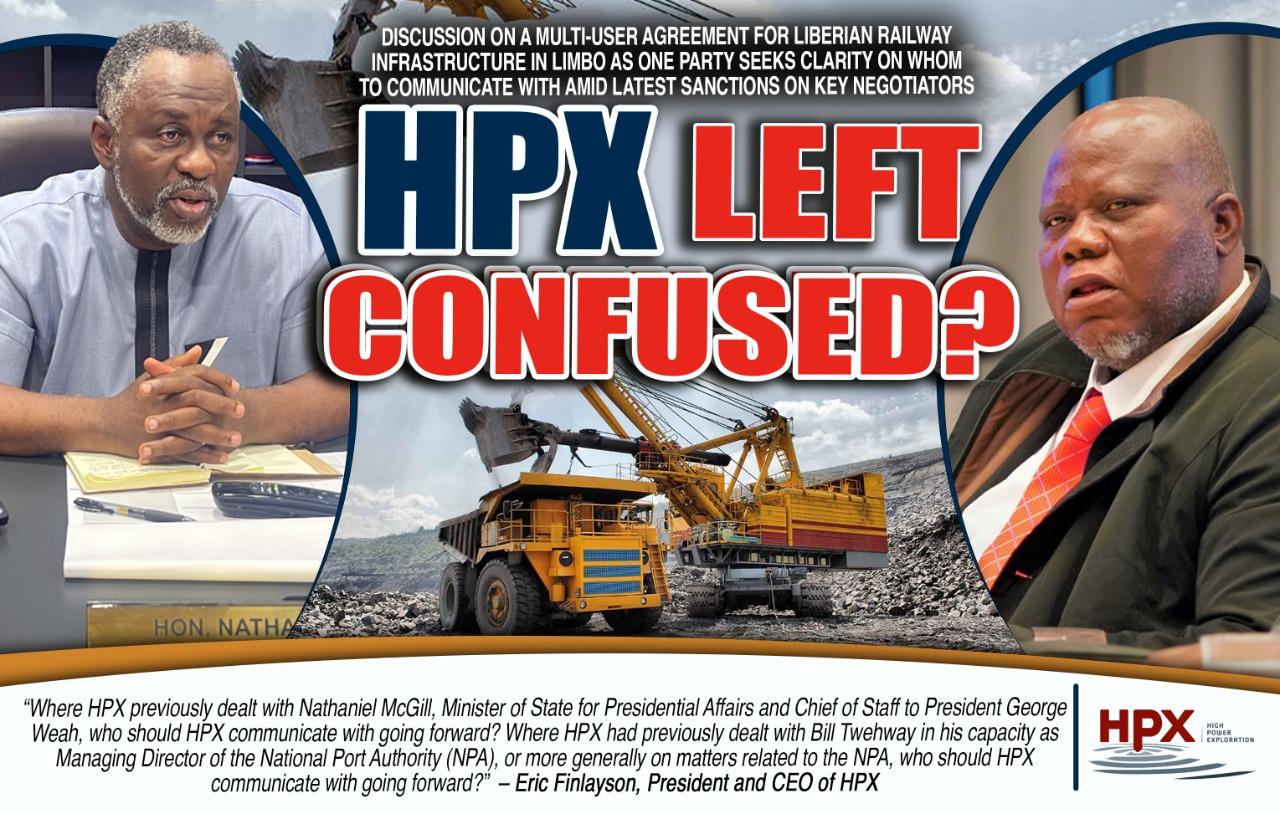HPX Jittery over Status of Railway Negotiations amid Sanctions on McGill and Twehway HPX Jittery over Status of Railway Negotiations amid Sanctions on McGill and Twehway