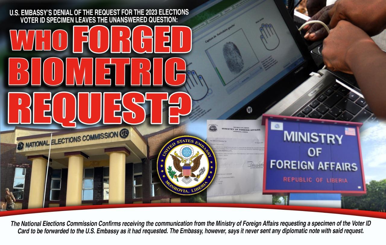 Liberia: Did The Foreign Ministry Lie on the U.S. Embassy Regarding the Voter ID Specimen; What’s the Motive?