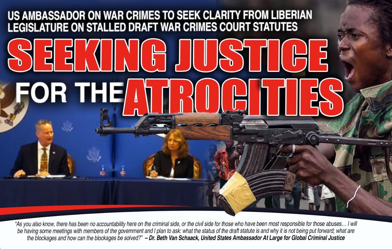 US Ambassador on War Crimes to Seek Clarity from Liberian Legislature on Stalled Draft War Crimes Court Statutes US Ambassador on War Crimes to Seek Clarity from Liberian Legislature on Stalled Draft War Crimes Court Statutes