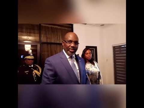 write the biography of president george manneh weah